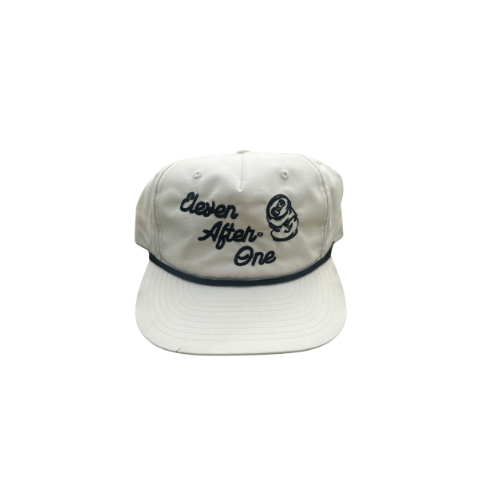 Classic Cream and Black Rope Hat by Eleven After One