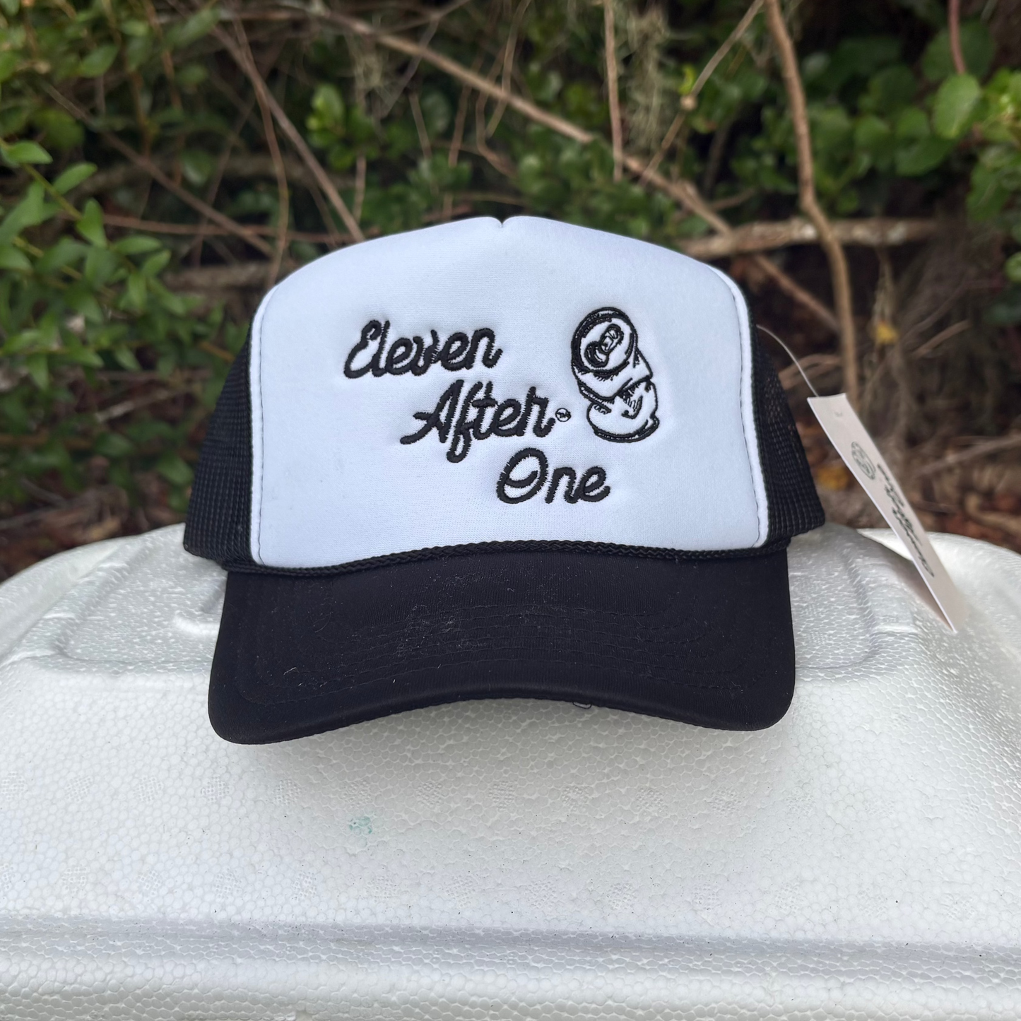 Black and White Trucker Hat by Eleven After One