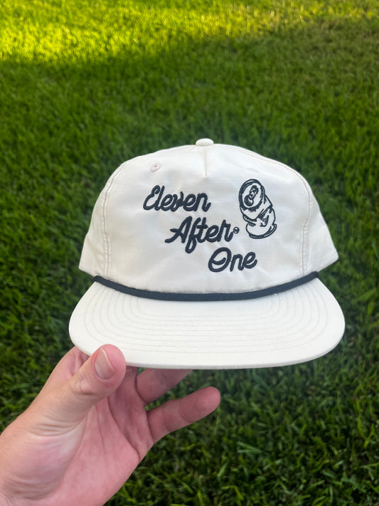 Classic Cream and Black Rope Hat by Eleven After One