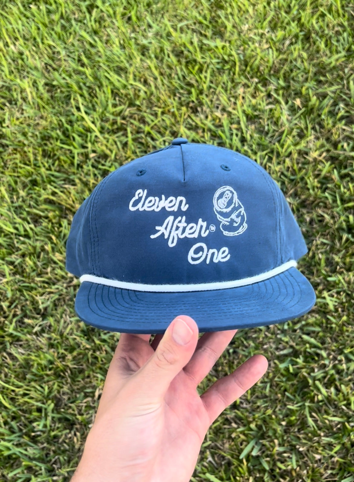 Navy and White Rope hat by Eleven After One